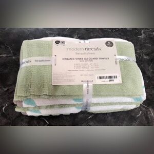Modern thread Oxford towels set